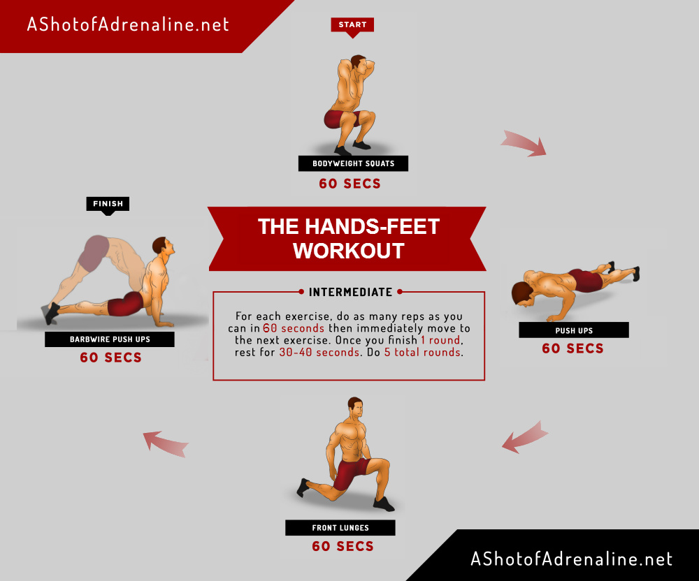 hands-feet workout